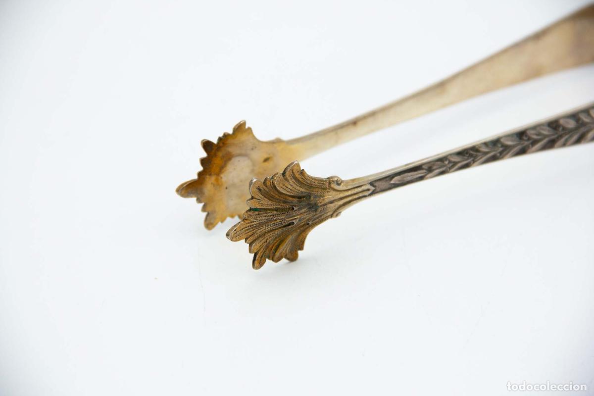 Antig&uuml;edades: Pinzas para hielo, en plata - Foto 3