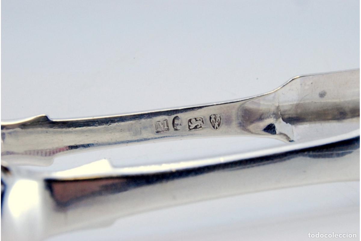 Antig&uuml;edades: Pinzas para az&uacute;car, de plata - Foto 8
