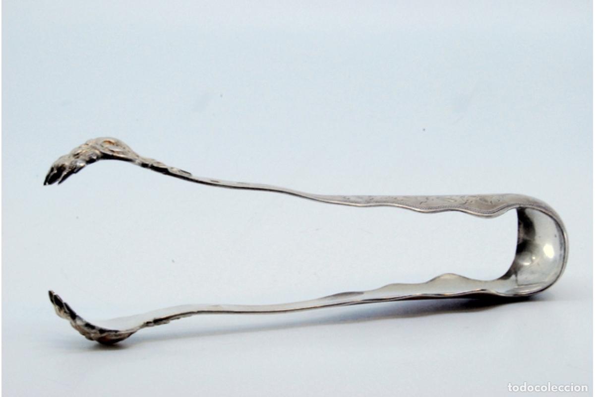 Antig&uuml;edades: Pinzas para hielo, en plata - Foto 7