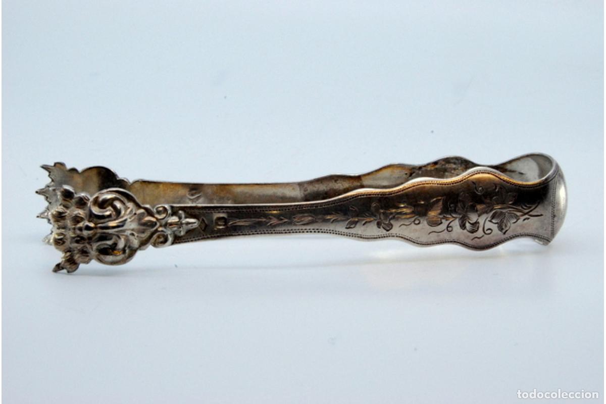 Antig&uuml;edades: Pinzas para hielo, en plata - Foto 8