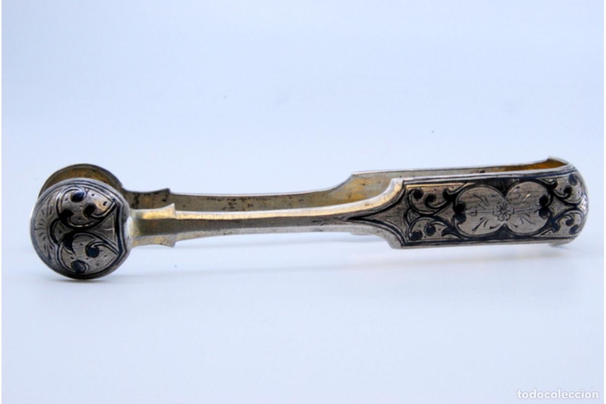 Antig&uuml;edades: Pinzas para az&uacute;car, de plata - Foto 2