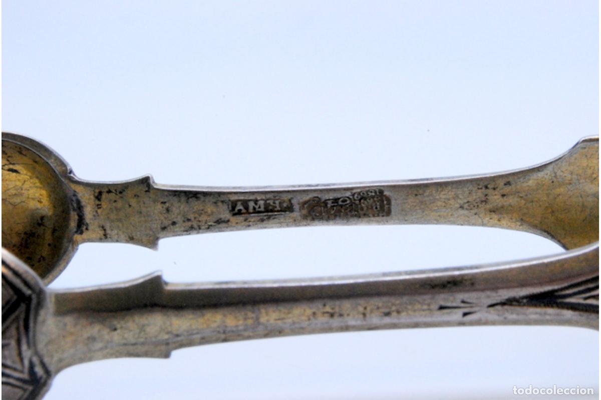 Antig&uuml;edades: Pinzas para az&uacute;car, de plata - Foto 8