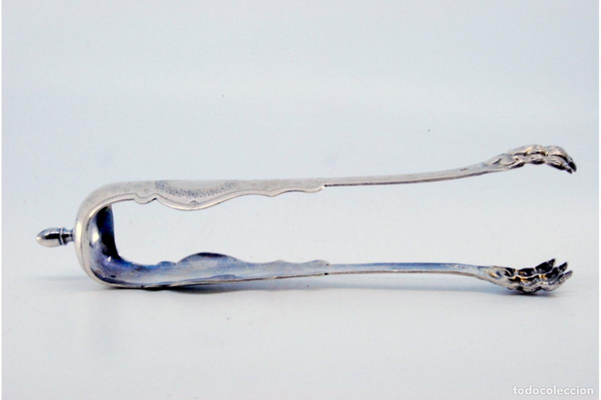 Antig&uuml;edades: Pinzas para hielo, en plata - Foto 2
