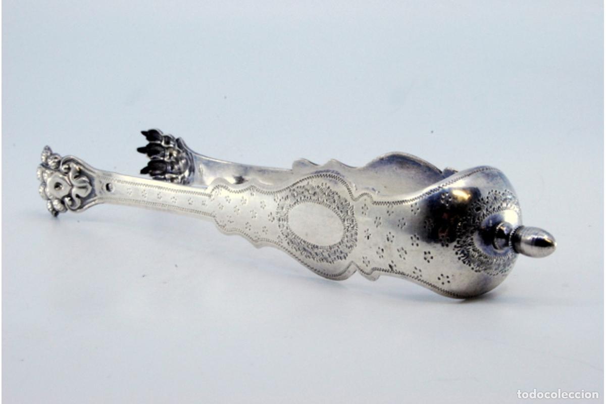 Antig&uuml;edades: Pinzas para hielo, en plata - Foto 6