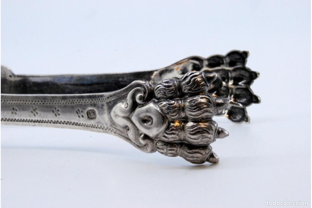 Antig&uuml;edades: Pinzas para hielo, en plata - Foto 7
