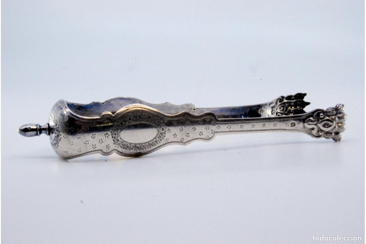 Antig&uuml;edades: Pinzas para hielo, en plata - Foto 8