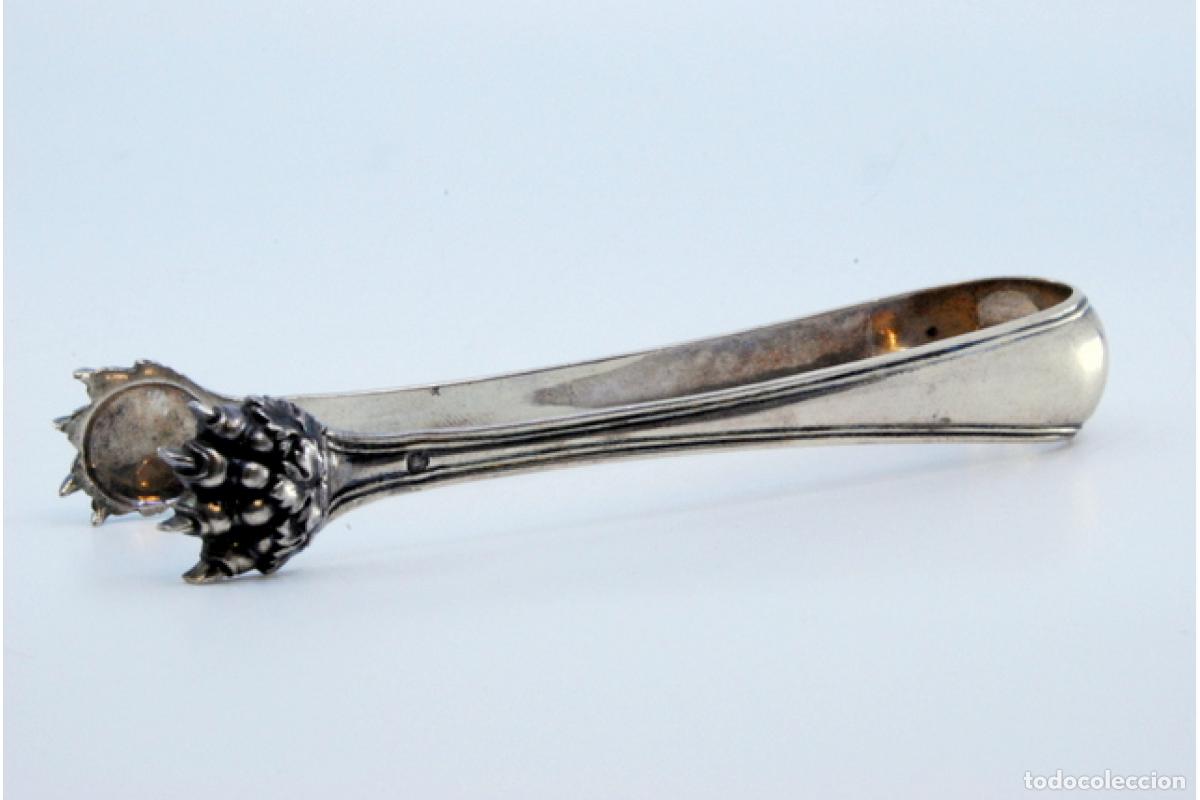 Antig&uuml;edades: Pinzas para hielo, en plata - Foto 3