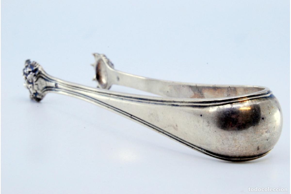 Antig&uuml;edades: Pinzas para hielo, en plata - Foto 5