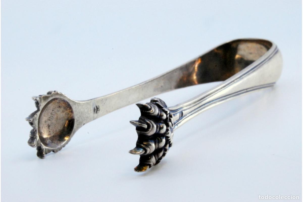 Antig&uuml;edades: Pinzas para hielo, en plata - Foto 6