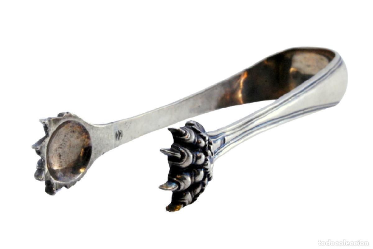 Antig&uuml;edades: Pinzas para hielo, en plata - Foto 1