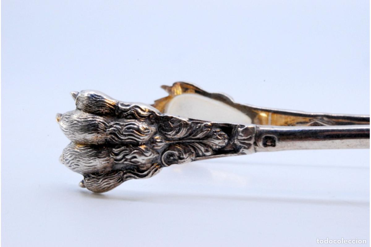 Antig&uuml;edades: Pinzas para hielo, en plata - Foto 5