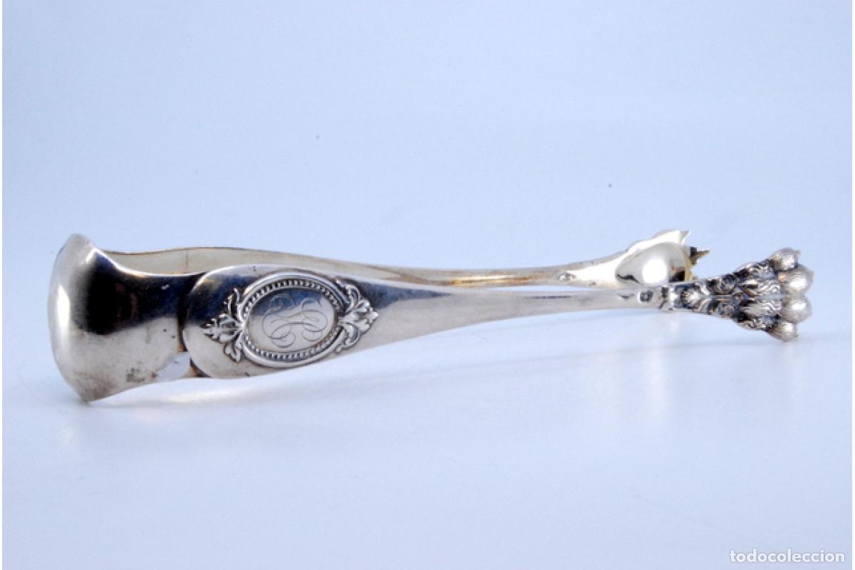 Antig&uuml;edades: Pinzas para hielo, en plata - Foto 7