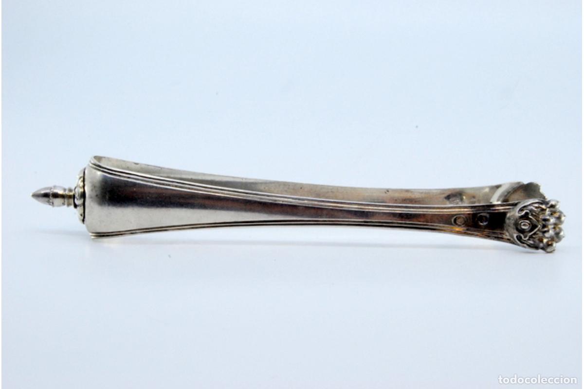 Antig&uuml;edades: Pinzas para hielo, en plata - Foto 2