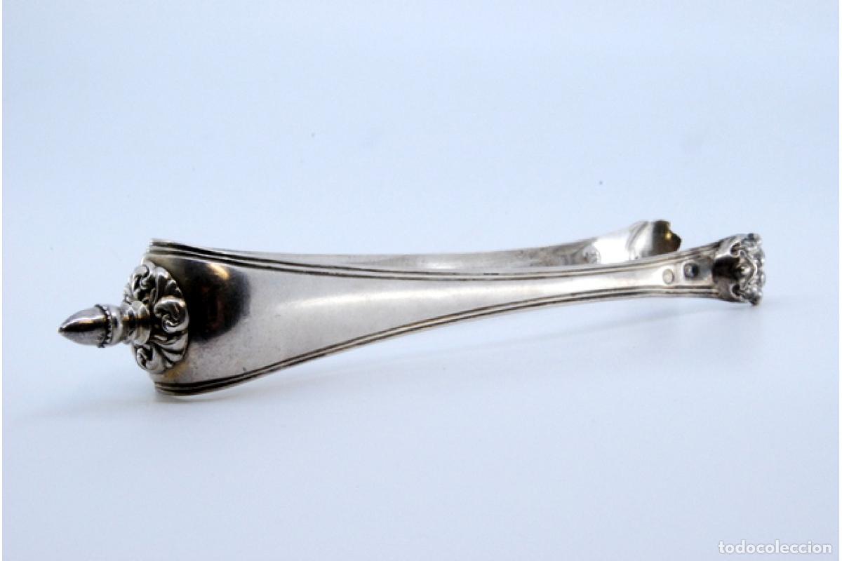Antig&uuml;edades: Pinzas para hielo, en plata - Foto 3