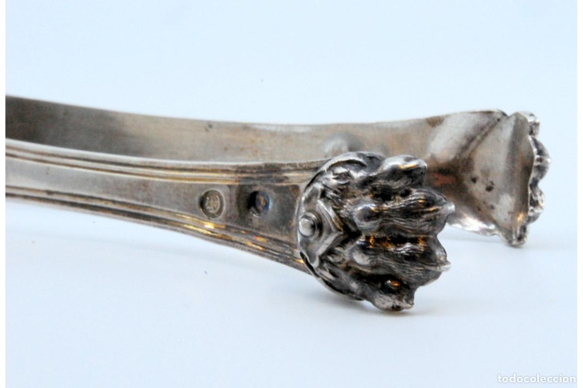 Antig&uuml;edades: Pinzas para hielo, en plata - Foto 5