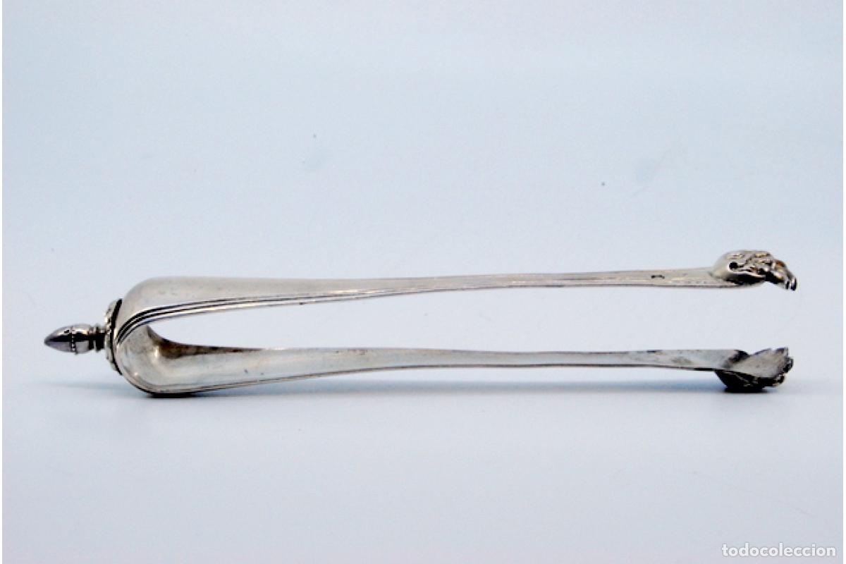 Antig&uuml;edades: Pinzas para hielo, en plata - Foto 7