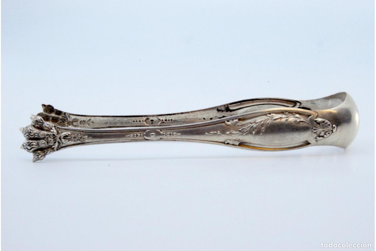 Antig&uuml;edades: Pinzas para hielo, en plata - Foto 2