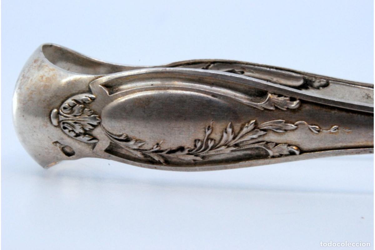Antig&uuml;edades: Pinzas para hielo, en plata - Foto 7