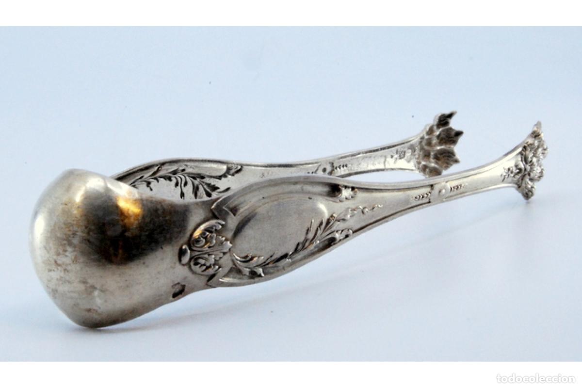 Antig&uuml;edades: Pinzas para hielo, en plata - Foto 9