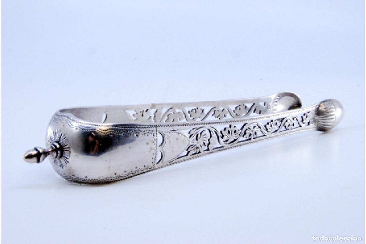 Antig&uuml;edades: Pinzas para az&uacute;car, de plata - Foto 2