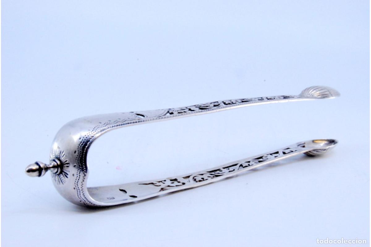 Antig&uuml;edades: Pinzas para az&uacute;car, de plata - Foto 8