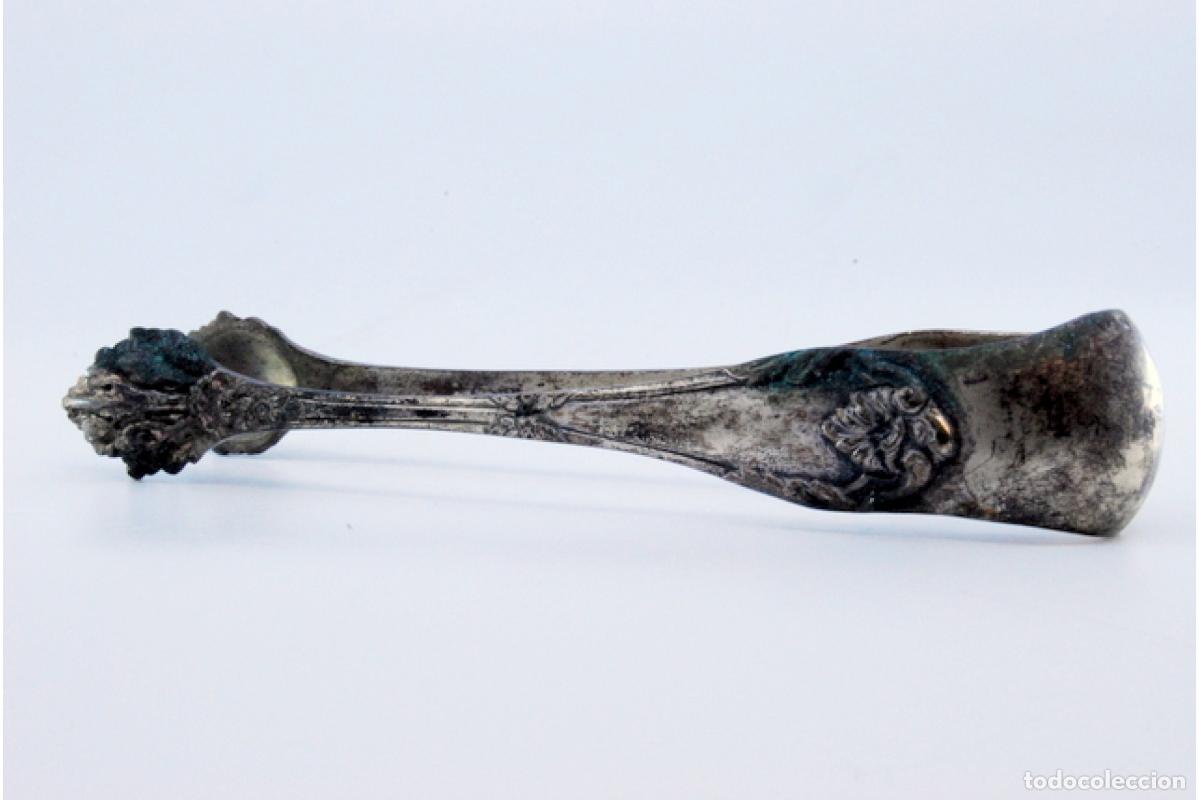 Antig&uuml;edades: Pinzas para hielo, en plata - Foto 2