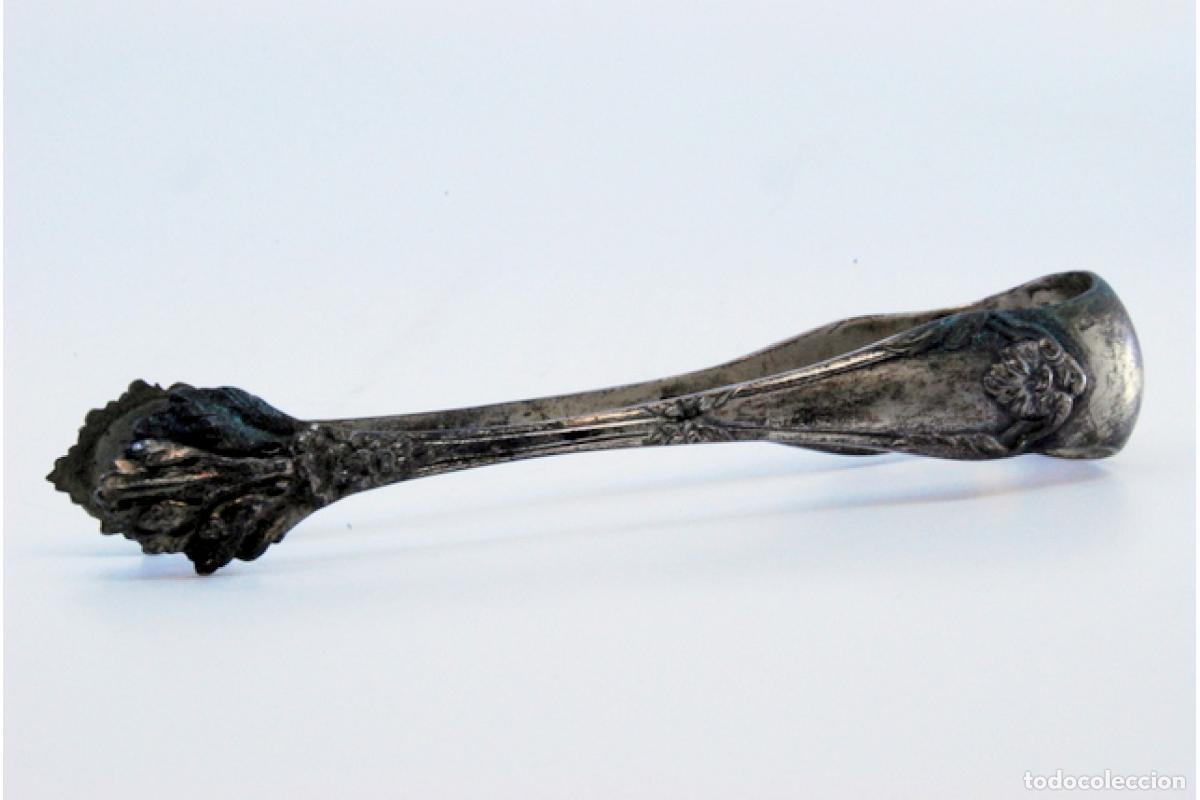 Antig&uuml;edades: Pinzas para hielo, en plata - Foto 3