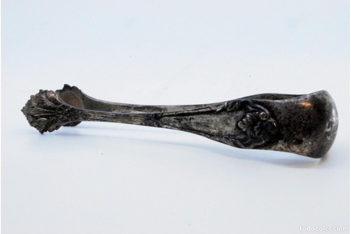 Antig&uuml;edades: Pinzas para hielo, en plata - Foto 4
