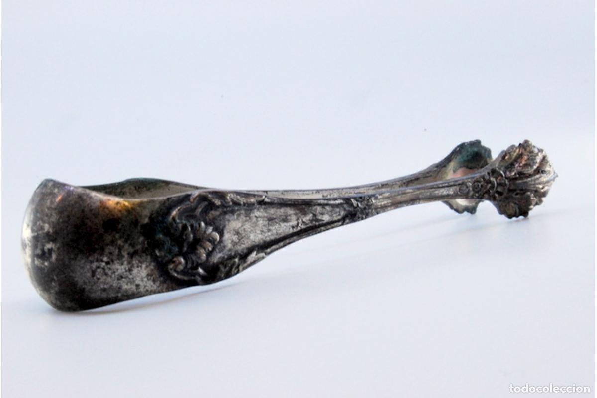 Antig&uuml;edades: Pinzas para hielo, en plata - Foto 5