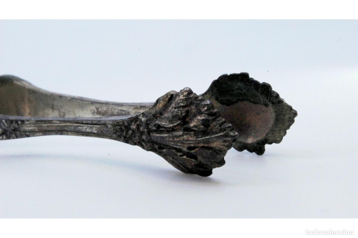 Antig&uuml;edades: Pinzas para hielo, en plata - Foto 9