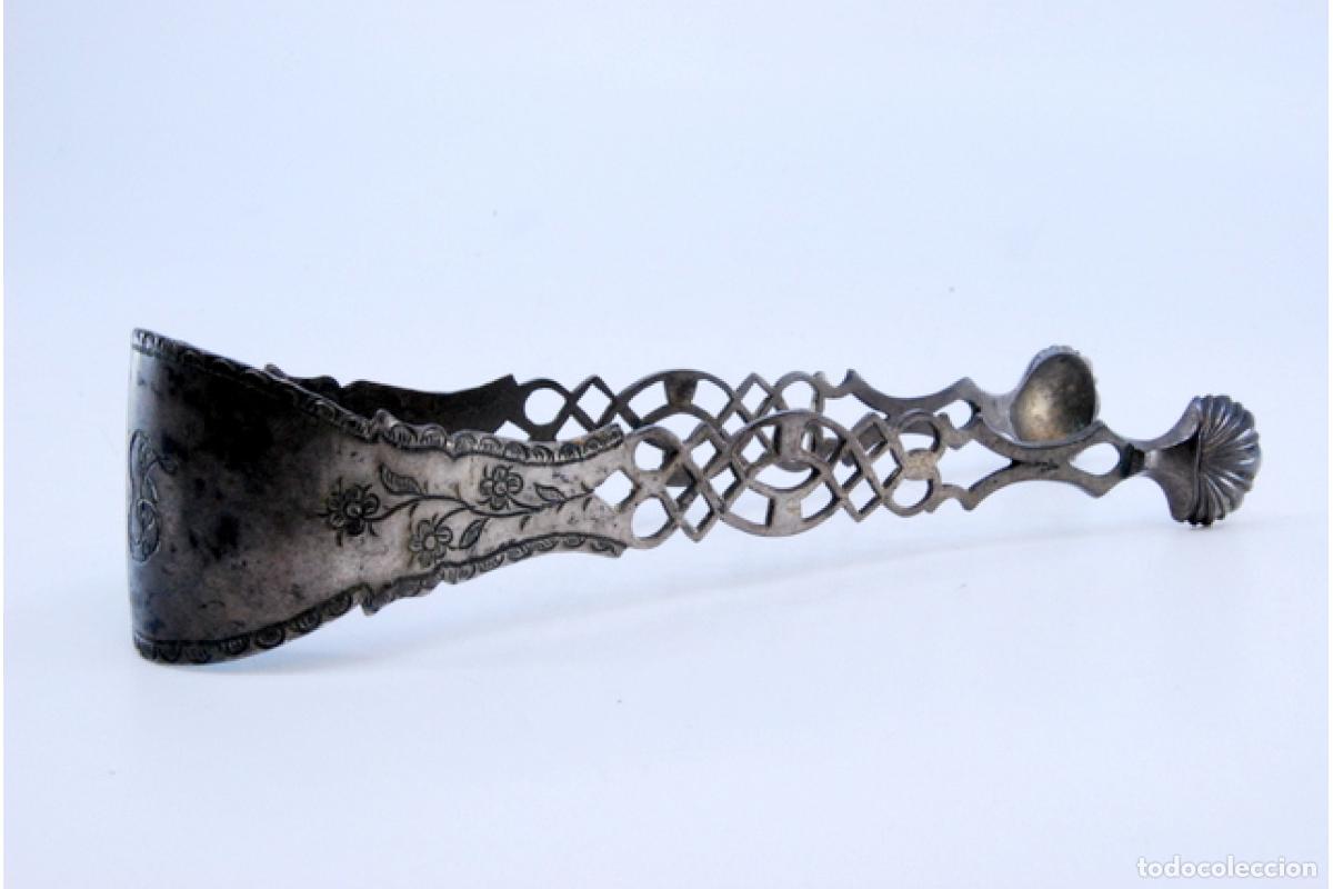 Antig&uuml;edades: Pinzas para az&uacute;car, de plata - Foto 2