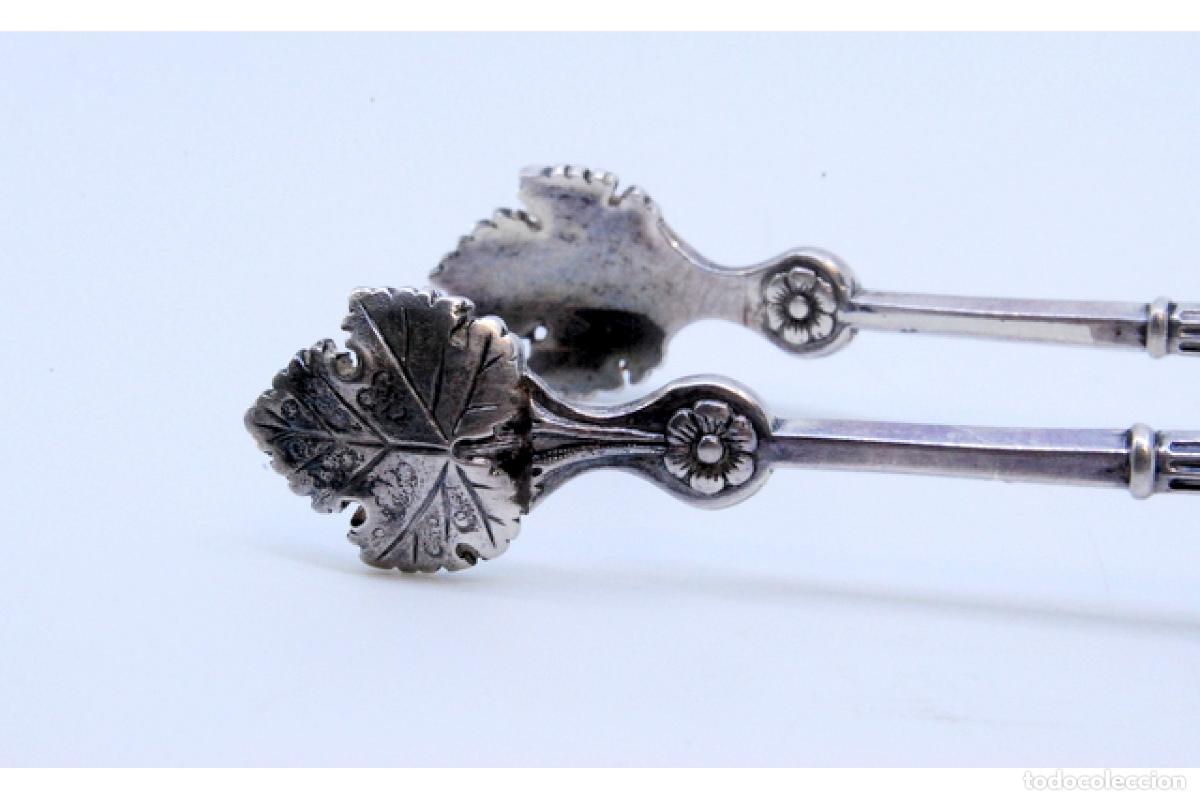 Antig&uuml;edades: Pinzas para az&uacute;car, de plata - Foto 4