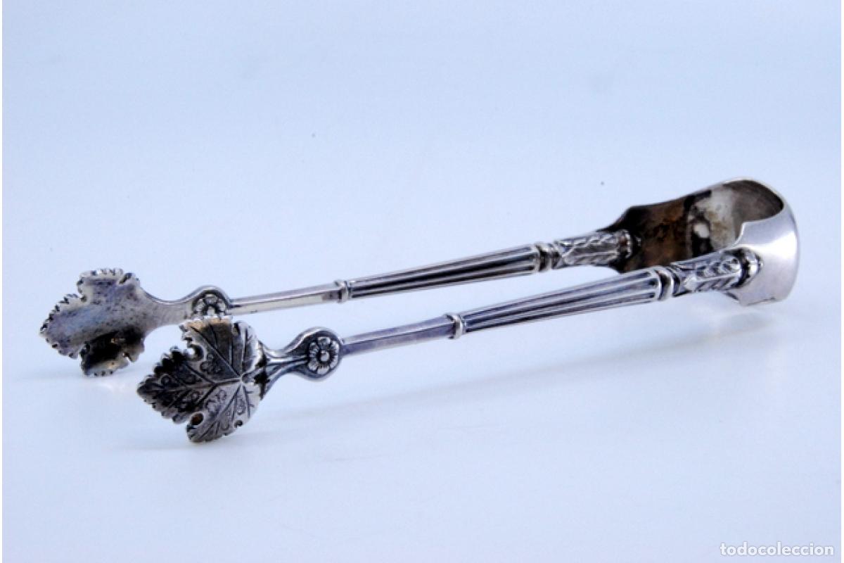 Antig&uuml;edades: Pinzas para az&uacute;car, de plata - Foto 7