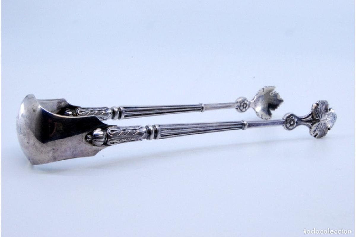 Antig&uuml;edades: Pinzas para az&uacute;car, de plata - Foto 8