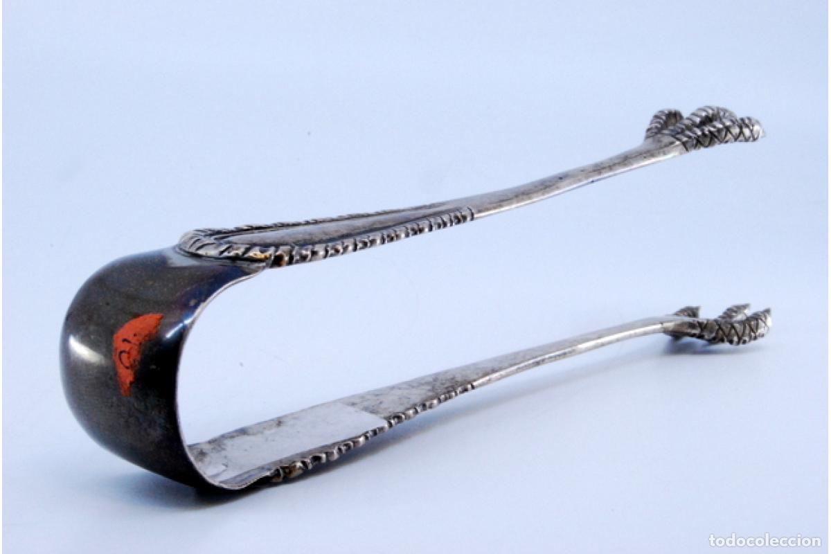 Antig&uuml;edades: Pinzas para hielo, en plata - Foto 3
