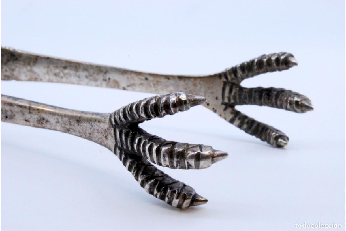 Antig&uuml;edades: Pinzas para hielo, en plata - Foto 9