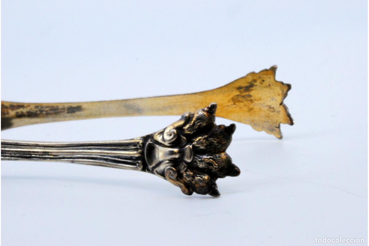 Antig&uuml;edades: Pinzas para hielo, en plata - Foto 2