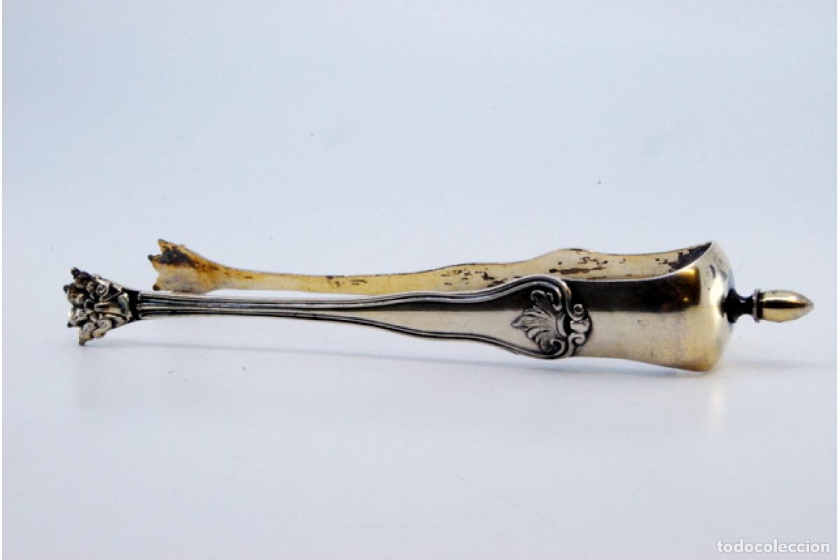 Antig&uuml;edades: Pinzas para hielo, en plata - Foto 4