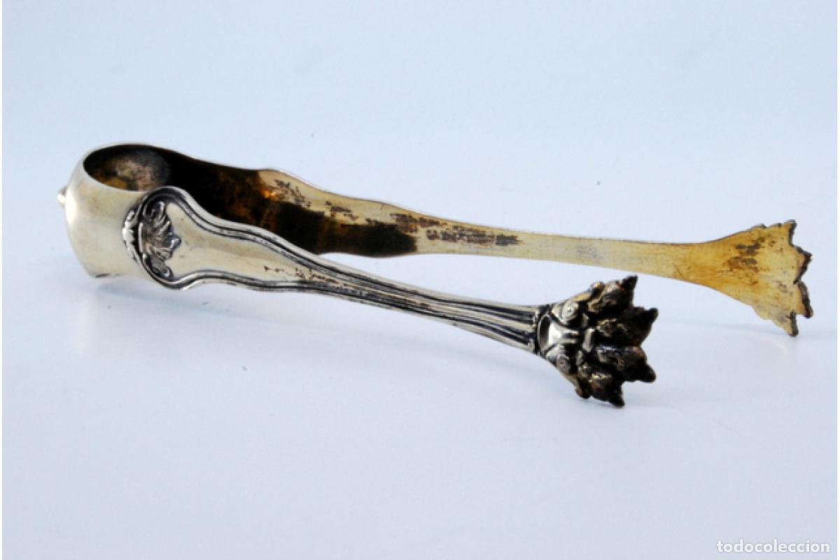 Antig&uuml;edades: Pinzas para hielo, en plata - Foto 5