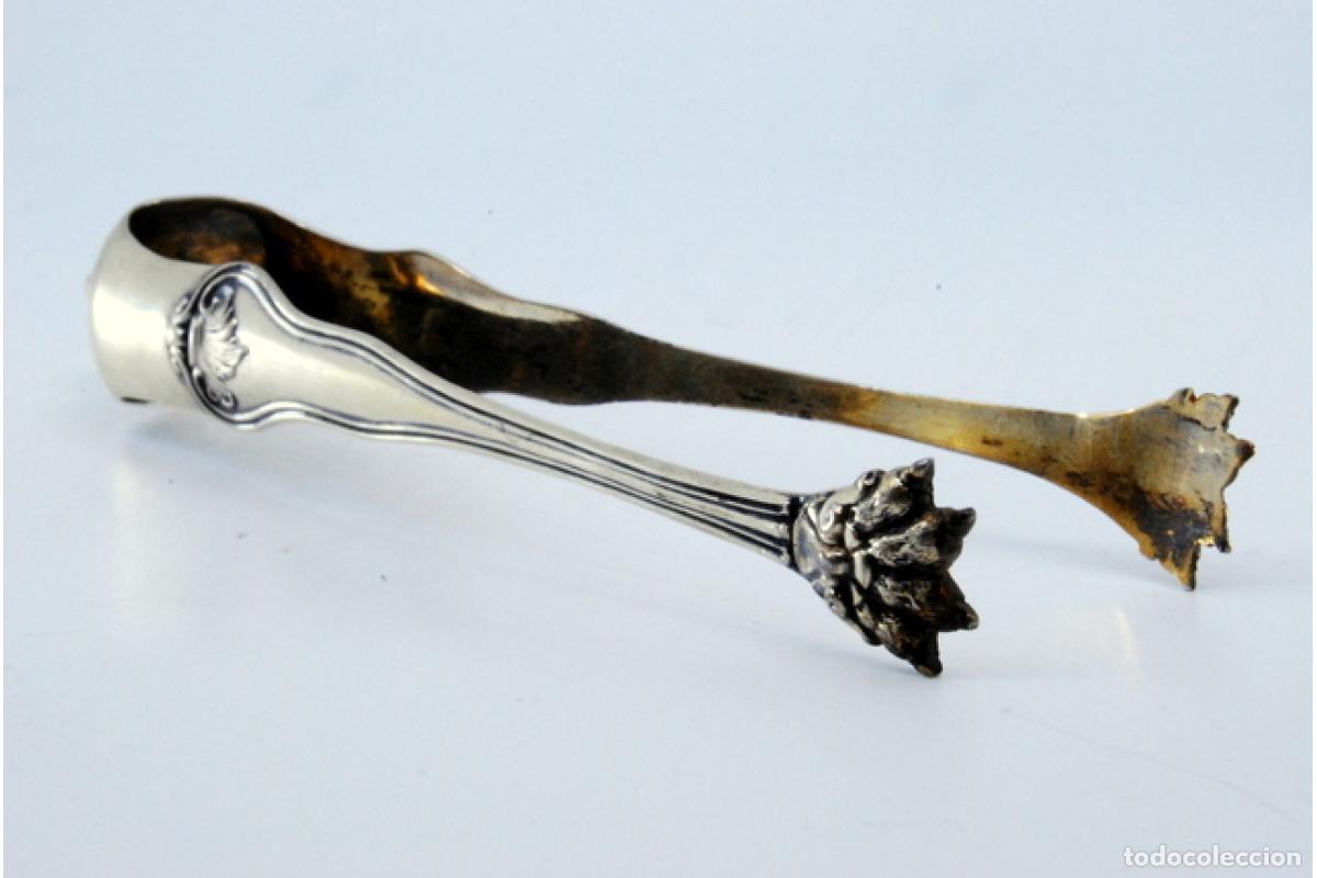 Antig&uuml;edades: Pinzas para hielo, en plata - Foto 8