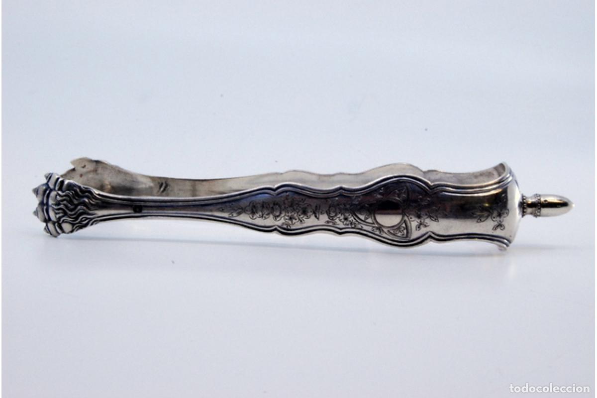 Antig&uuml;edades: Pinzas para hielo, en plata - Foto 3