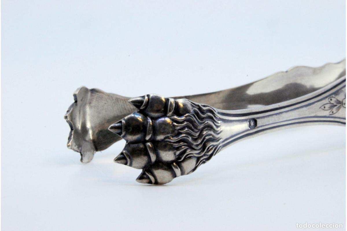 Antig&uuml;edades: Pinzas para hielo, en plata - Foto 5