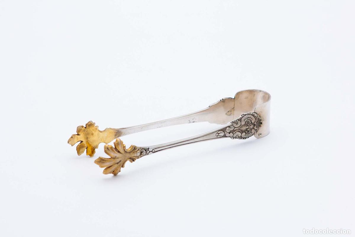 Antig&uuml;edades: Pinzas para hielo, en plata - Foto 1