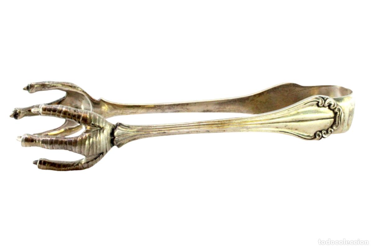 Antiquit&eacute;s: Pinzas para hielo, en plata