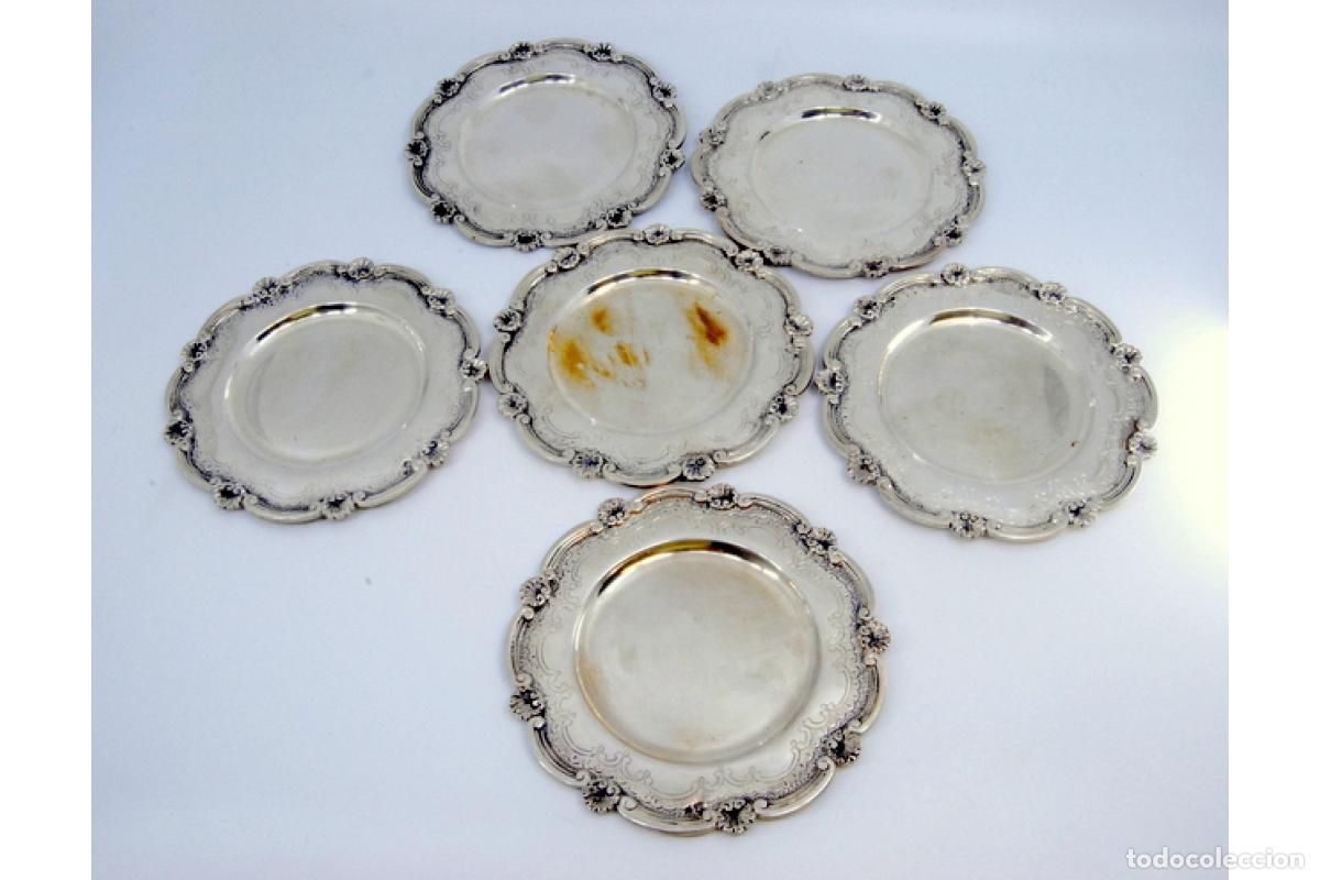 Antig&uuml;edades: platos de pan de plata - Foto 3