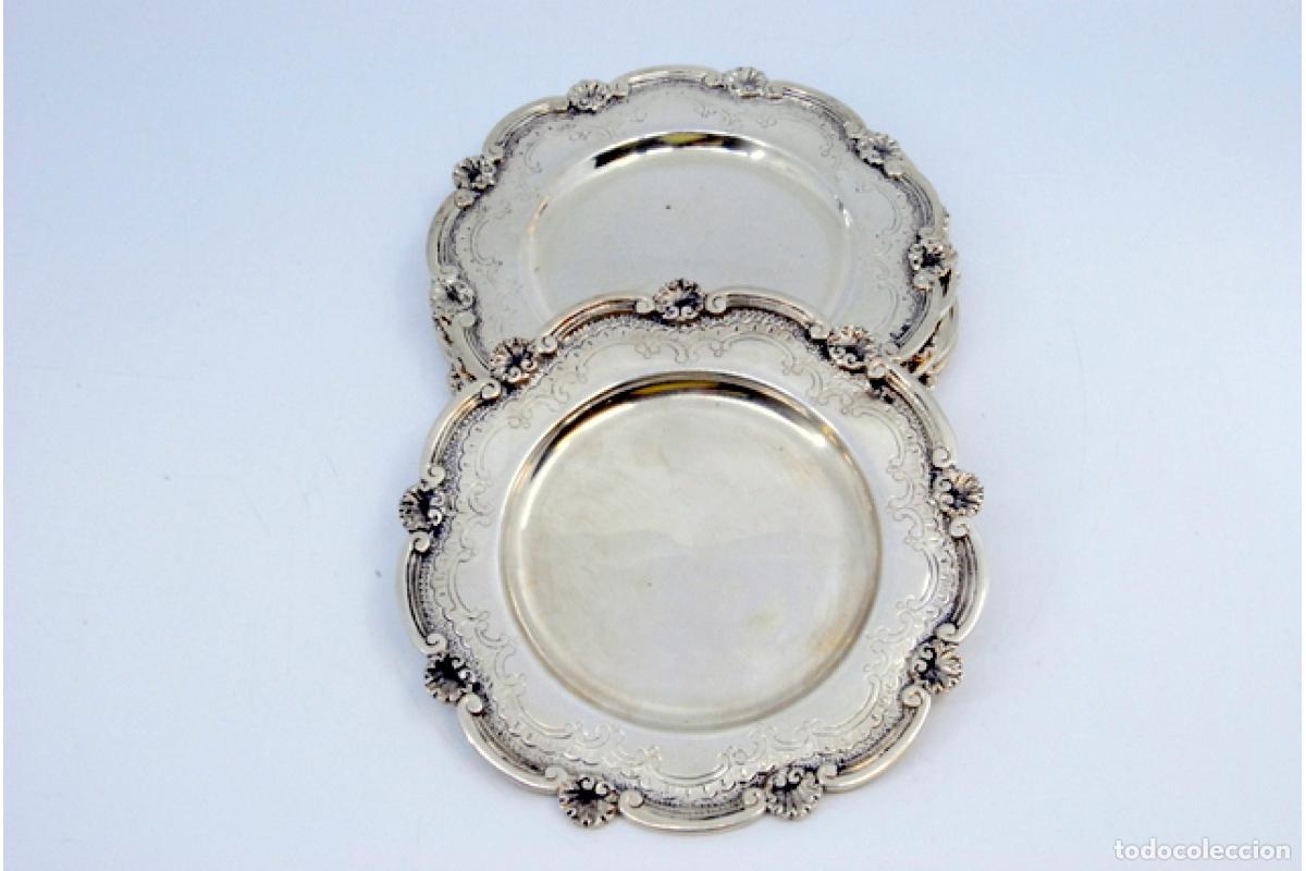 Antig&uuml;edades: platos de pan de plata - Foto 4