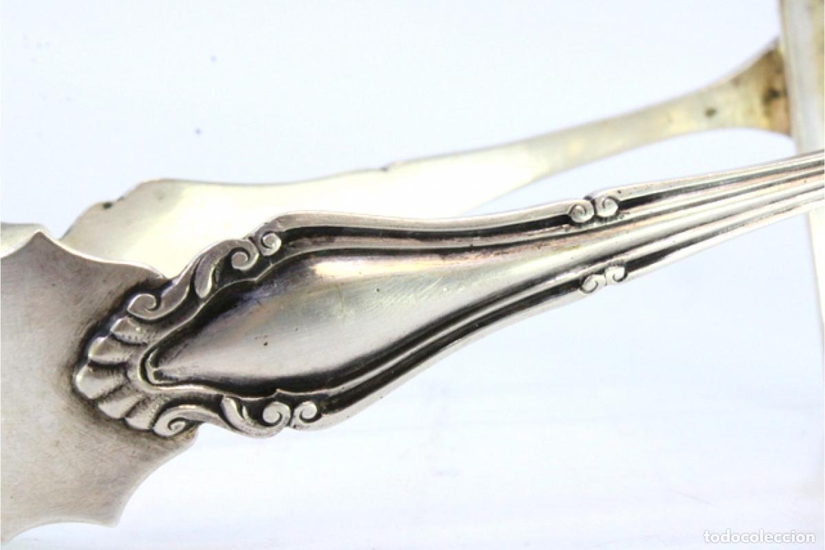 Antig&uuml;edades: Pinzas de plata para esp&aacute;rragos - Foto 2