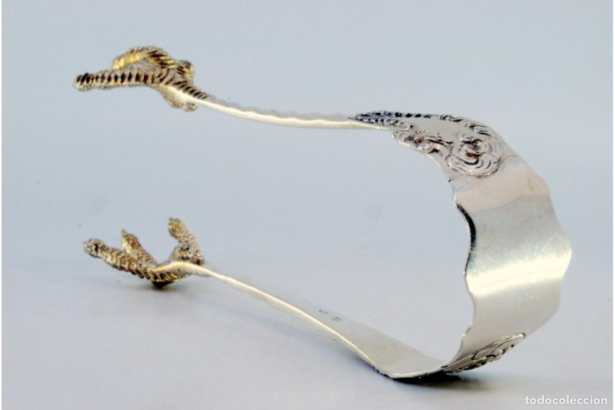 Antig&uuml;edades: Pinzas para hielo, en plata - Foto 2