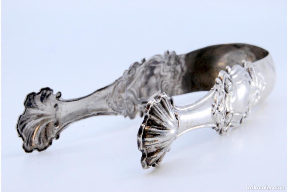 Antig&uuml;edades: Pinzas para hielo, en plata - Foto 7