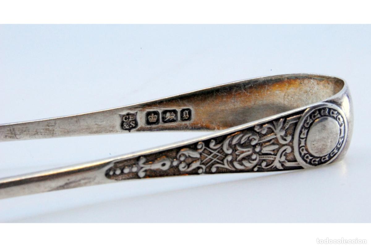 Antig&uuml;edades: Pinzas para az&uacute;car, de plata - Foto 8